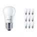 Lot 10x Philips CorePro LEDluster E27 P45 5.5W 827 Matt | Remplacement 40W