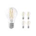 Mehrfachpackung 5x Calex Smart Standard LED Glühbirne E27 7W 806lm 1800-3000K Fadenlampe | Tuya Wifi