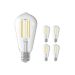 Mehrfachpackung 5x Calex Smart Rustikal Fadenlampe LED Glühbirne E27 7W 806lm 1800-3000| Tuya Wifi