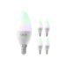 Mehrfachpackung 5x Calex Smart Kerze LED Glühbirne E14 5W 470lm 2200-4000K | Tuya Wifi