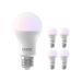 Mehrfachpackung 5x Calex Smart Standard LED Glühbirne E27 8,5W 806lm 2200-4000K | Tuya Wifi