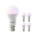 Mehrfachpackung 5x Calex Smart Standard LED Glühbirne B22 8,5W 806lm 2200-4000K | Tuya Wifi