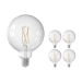 Mehrfachpackung 5x Calex Smart Globe G125 E27 7,5W 1055lm 1800-3000K Fadenlampe | Tuya Wifi