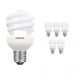 Mehrfachpackung 6x Philips Tornado T2 Spiral 15W 827 E27