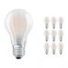 Mehrfachpackung 10x Osram Parathom Retrofit klassisch E27 A 8W 827 Matt | Ersatz für 75W