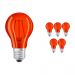 Mehrfachpackung 6x Osram Parathom klassisch Color E27 2W | Orange - Ersatz für 15W