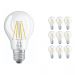 Mehrfachpackung 10x Osram Parathom Retrofit klassisch E27 A60 4W 827 470lm Klar | Ersatz für 40W