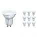 Mehrfachpackung 10x Osram Parathom GU10 PAR16 9W 930 575lm | Dimmbar - Ersatz für 80W