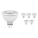 Mehrfachpackung 6x Sylvania RefLED GU5.3 MR16 5W 830 36D SL | Ersatz für 35W