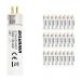 Mehrfachpackung 25x Sylvania T5 F8W/33-740 G5 Luxline Standard