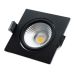 LED spot Lav installationshøjde Firkant IP54 10W 2000K-3000K sort | Dim til Varm