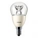 Philips LEDluster E14 P48 4W 827 klar (MASTER) | DimTone dæmpbar - erstatter 25W