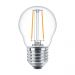 Philips Classic LEDluster E27 P45 2W 827 klar | erstatter 25W