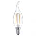 Philips Classic LEDcandle E14 BA35 2.5W 827 klar | erstatter 25W