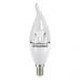 Sylvania ToLEDo Candle E14 Twisted Klar 3.7W | Ersatz für 25W