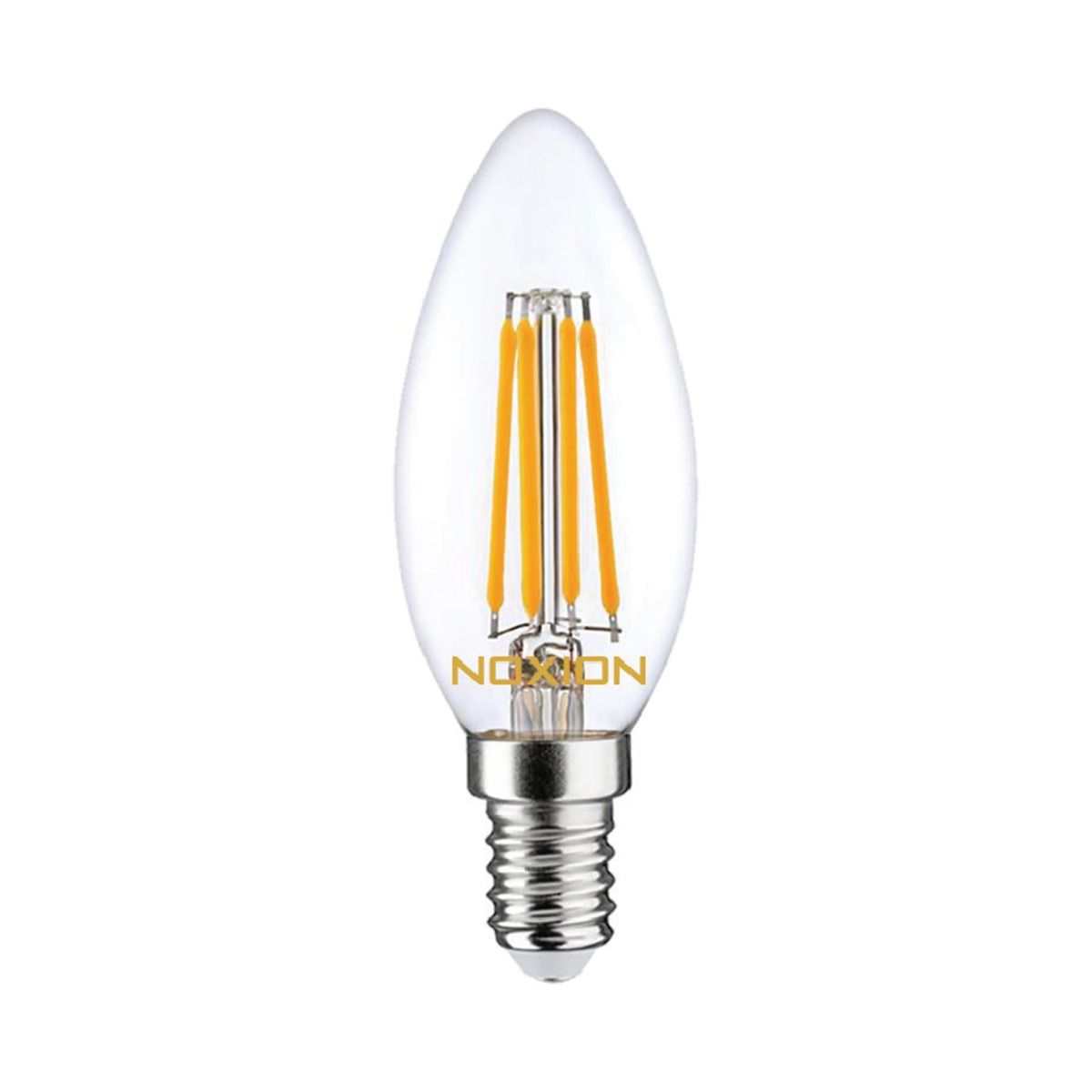 Noxion Lucent Kooldraad LED Candle 4.5W 827 B35 E14 Helder | Dimbaar - Vervanger voor 40W Noxion Lucent Kooldraad LED Candle 4.5W 827 B35 E14 Helder | Dimbaar - Vervanger voor 40W