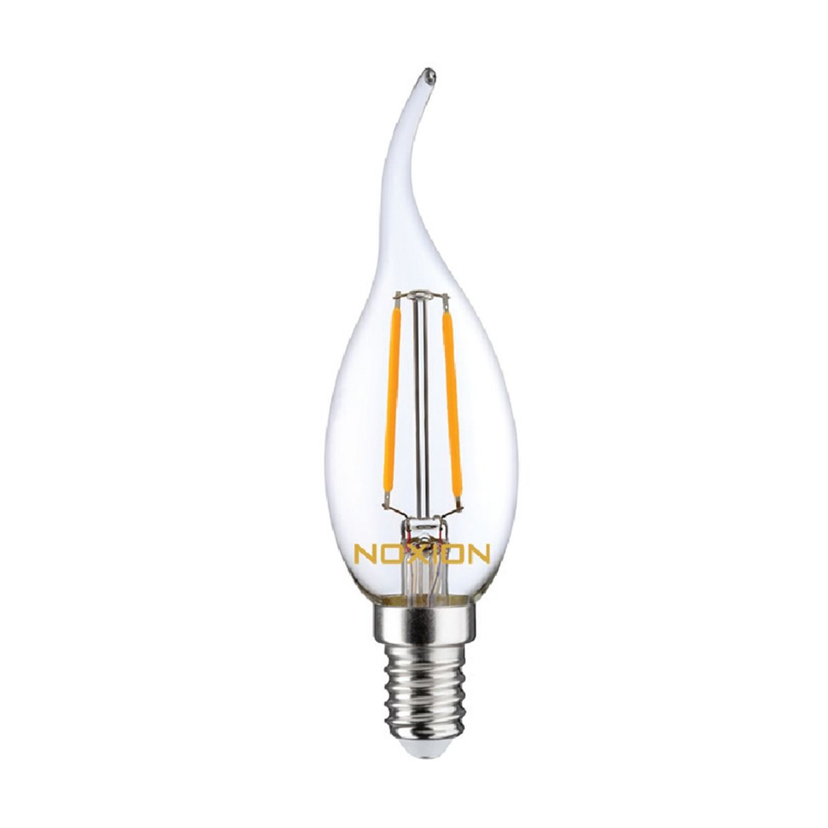 Noxion Lucent Filament LED Candle 2.5W 827 BA35 E14 Helder | Zeer Warm Wit - Vervangt 25W Noxion Lucent Filament LED Candle 2.5W 827 BA35 E14 Helder | Zeer Warm Wit - Vervangt 25W