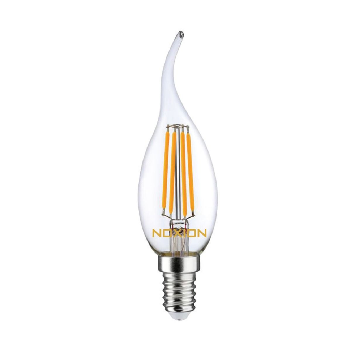 Noxion Lucent Włókno LED Candle 4.5W 827 BA35 E14 Przezroczysty | Ściemnianie - Bardzo Ciepła Biel - Zamienne 40W Noxion Lucent Włókno LED Candle 4.5W 827 BA35 E14 Przezroczysty | Ściemnianie - Bardzo Ciepła Biel - Zamienne 40W