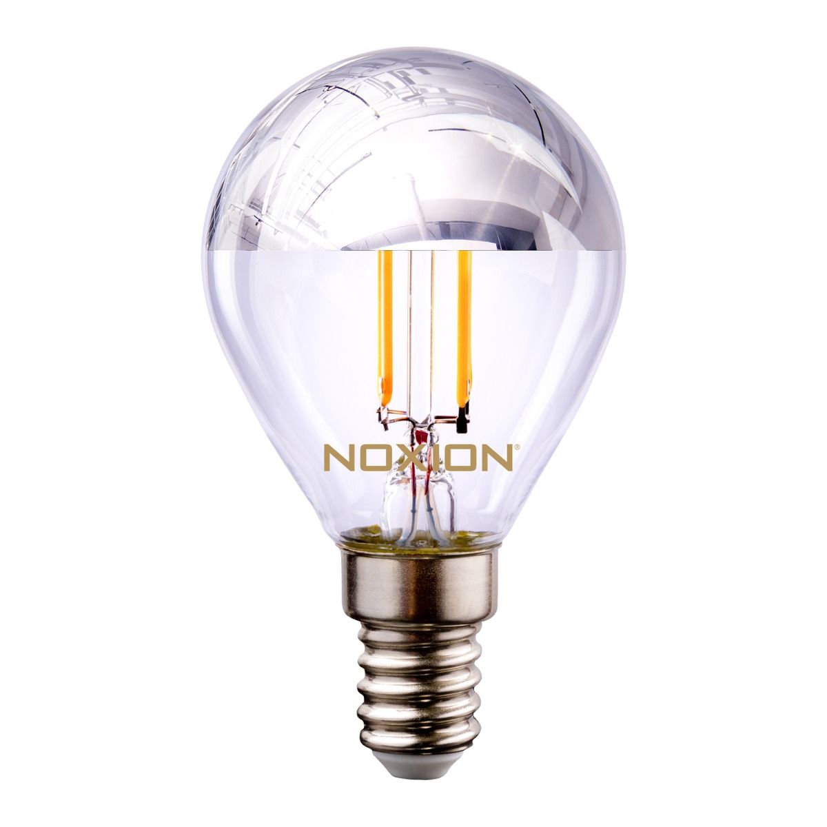 Noxion Lucent Filament LED Lustre Zilver Spiegel P45 E14 220-240V 4.5W 400LM CRI80 2700K ND (40W eqv) Noxion Lucent Filament LED Lustre Zilver Spiegel P45 E14 220-240V 4.5W 400LM CRI80 2700K ND (40W eqv)