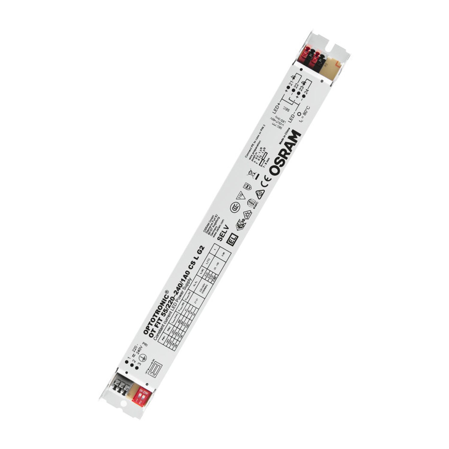 Osram LED Driver OPTOTRONIC 55/220-240/1A0 CS L G2 Osram LED Driver OPTOTRONIC 55/220-240/1A0 CS L G2