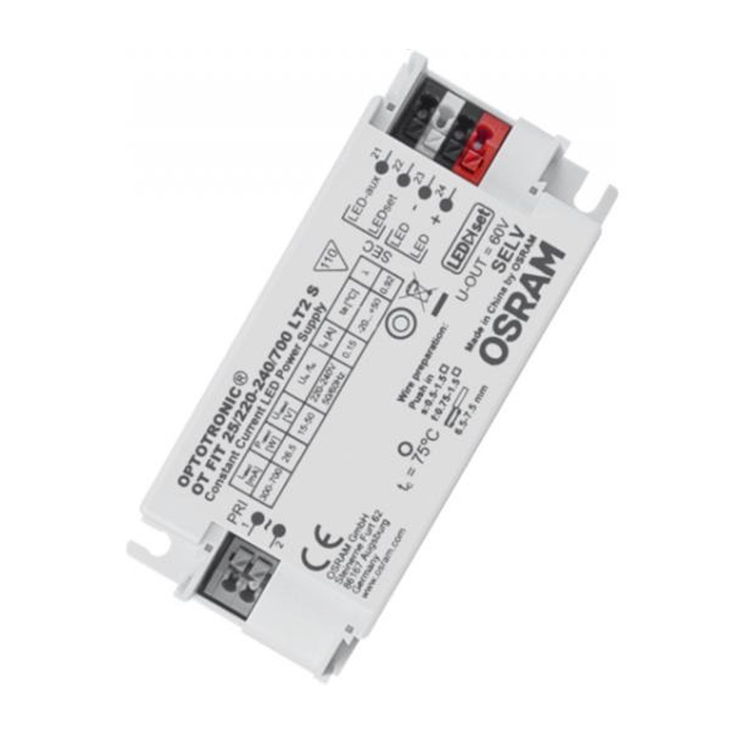 Osram LED Driver OPTOTRONIC 25/220-240/700 LT2 S Osram LED Driver OPTOTRONIC 25/220-240/700 LT2 S