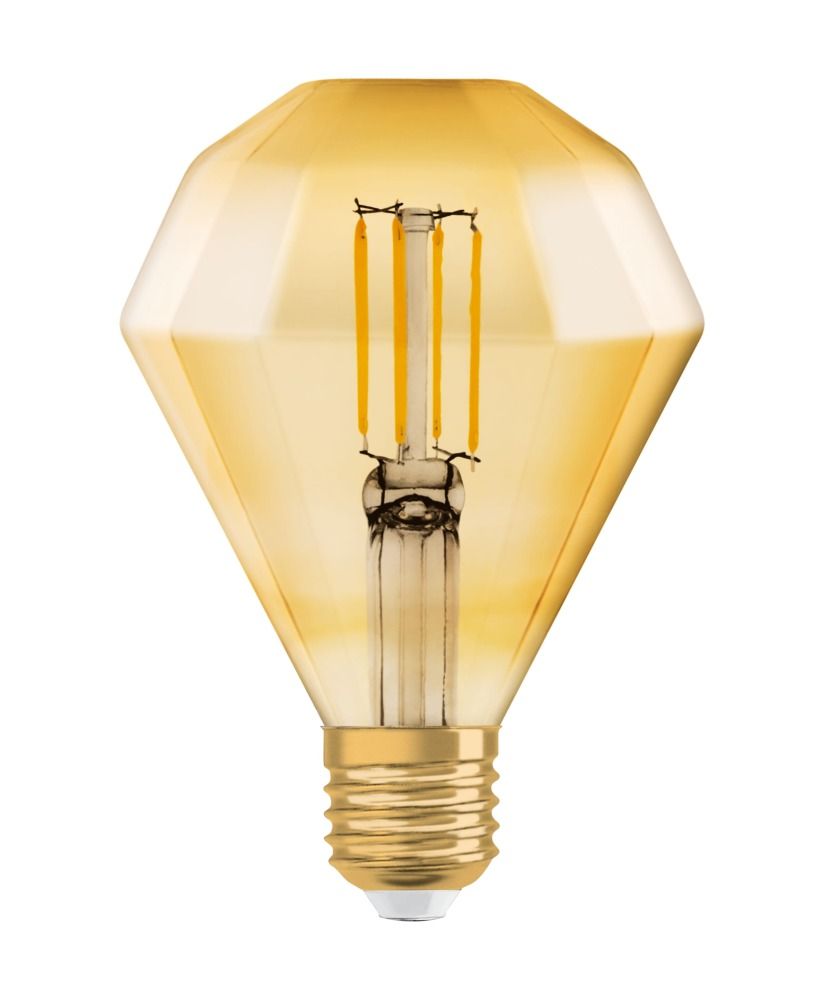 Osram Vintage 1906 LED E27 Diamond 4.5W 825 Złoty | Zamienne 40W Osram Vintage 1906 LED E27 Diamond 4.5W 825 Złoty | Zamienne 40W