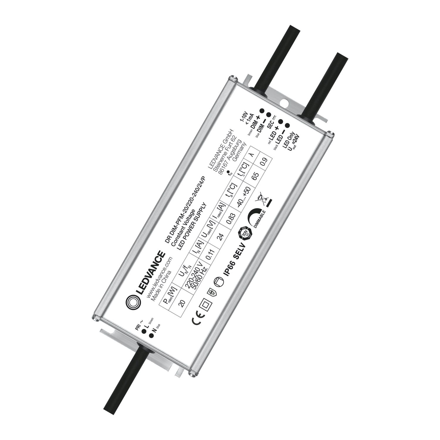 Ledvance Driver Performance 20W 24/P DIM Ledvance Driver Performance 20W 24/P DIM