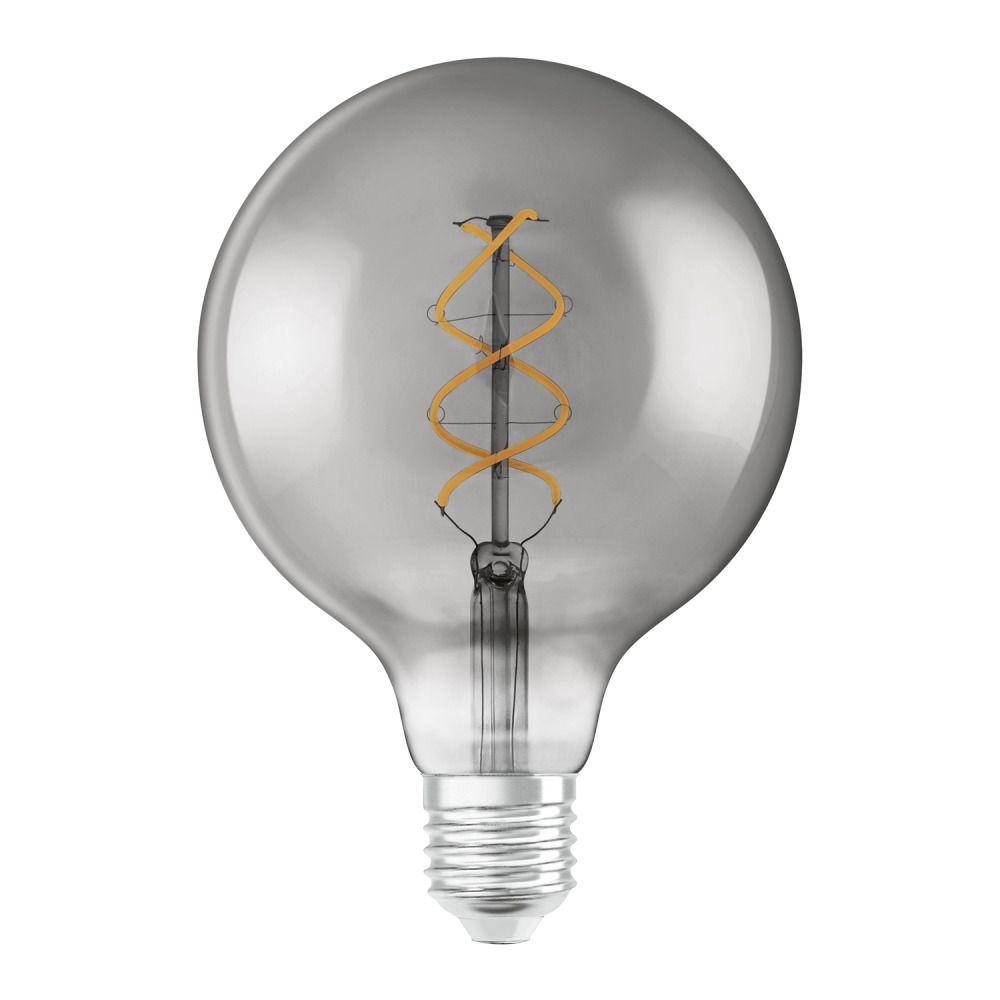 Osram Vintage 1906 LED Classic E27 Globe 5W 818 Filament Smoke | Replacer for 15W Osram Vintage 1906 LED Classic E27 Globe 5W 818 Filament Smoke | Replacer for 15W