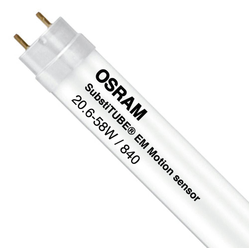 Osram SubstiITUBE EM Motion Sensor T8 20.6W 840 150cm | Cool White - Replaces 58W Osram SubstiITUBE EM Motion Sensor T8 20.6W 840 150cm | Cool White - Replaces 58W