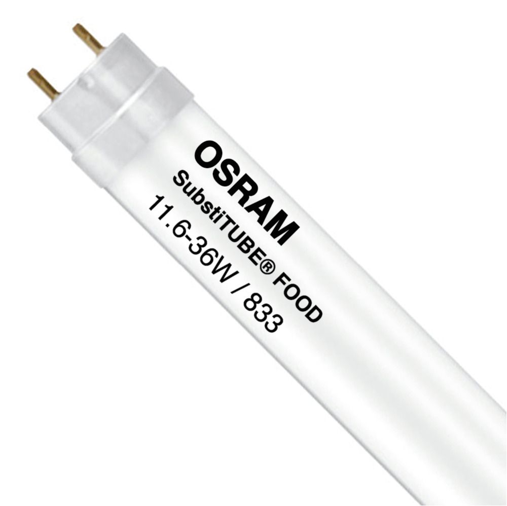 Osram SubstiTUBE EM Food T8 11.6W 833 120cm | Warmweiß - Ersatz für 36W Osram SubstiTUBE EM Food T8 11.6W 833 120cm | Warmweiß - Ersatz für 36W