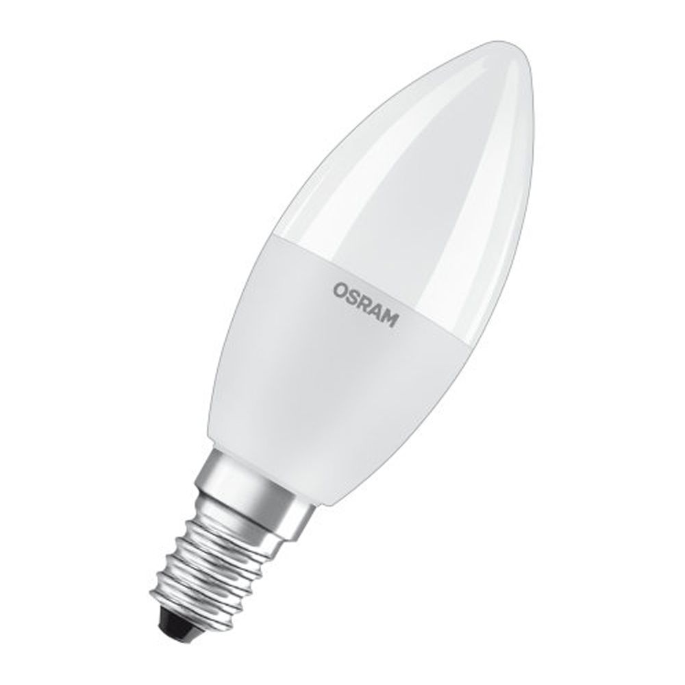 Osram LED Retrofit RGBW E14 B35 6W 827 470lm Mat | Dimbaar - Vervanger voor 40W Osram LED Retrofit RGBW E14 B35 6W 827 470lm Mat | Dimbaar - Vervanger voor 40W