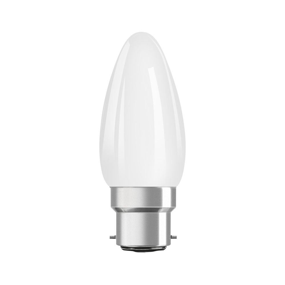 Osram Parathom Retrofit Classic B22d B35 5W 827 470lm Dépolie | Dimmable - Remplacement 40W Osram Parathom Retrofit Classic B22d B35 5W 827 470lm Dépolie | Dimmable - Remplacement 40W