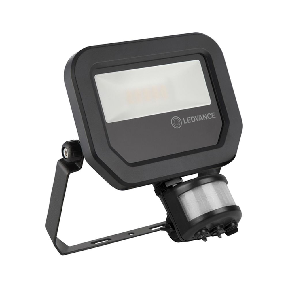 Ledvance LED Breedstraler 10W 4000K 1200lm IP65 | met Sensor - Zwart - Symmetrisch lichtbundel Ledvance LED Breedstraler 10W 4000K 1200lm IP65 | met Sensor - Zwart - Symmetrisch lichtbundel