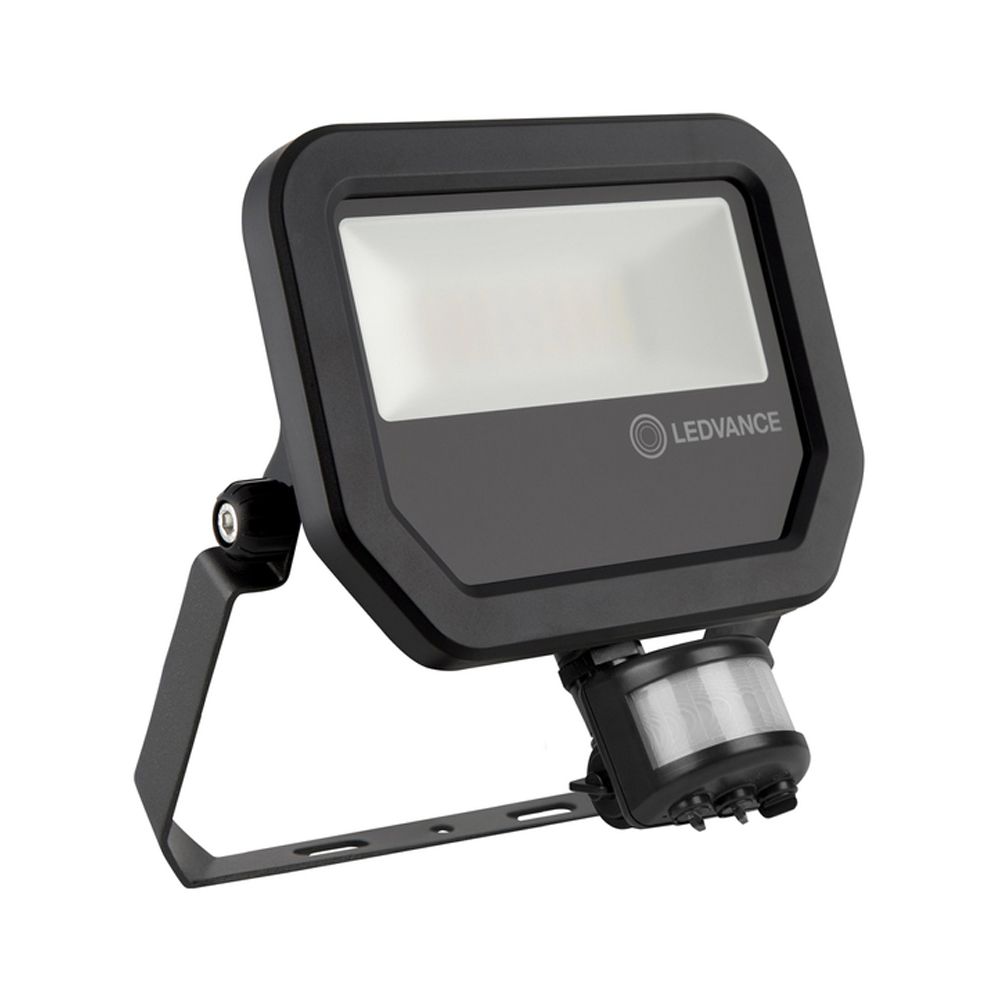 Ledvance LED Floodlight 20W 3000K 2200lm IP65 | with Sensor - Black - Symmetrical Ledvance LED Floodlight 20W 3000K 2200lm IP65 | with Sensor - Black - Symmetrical