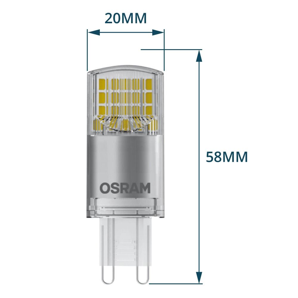 Osram Parathom Advanced Pin G9 3.5W 827 Klar | Dimmbar - Ersetzt 32W Osram Parathom Advanced Pin G9 3.5W 827 Klar | Dimmbar - Ersetzt 32W