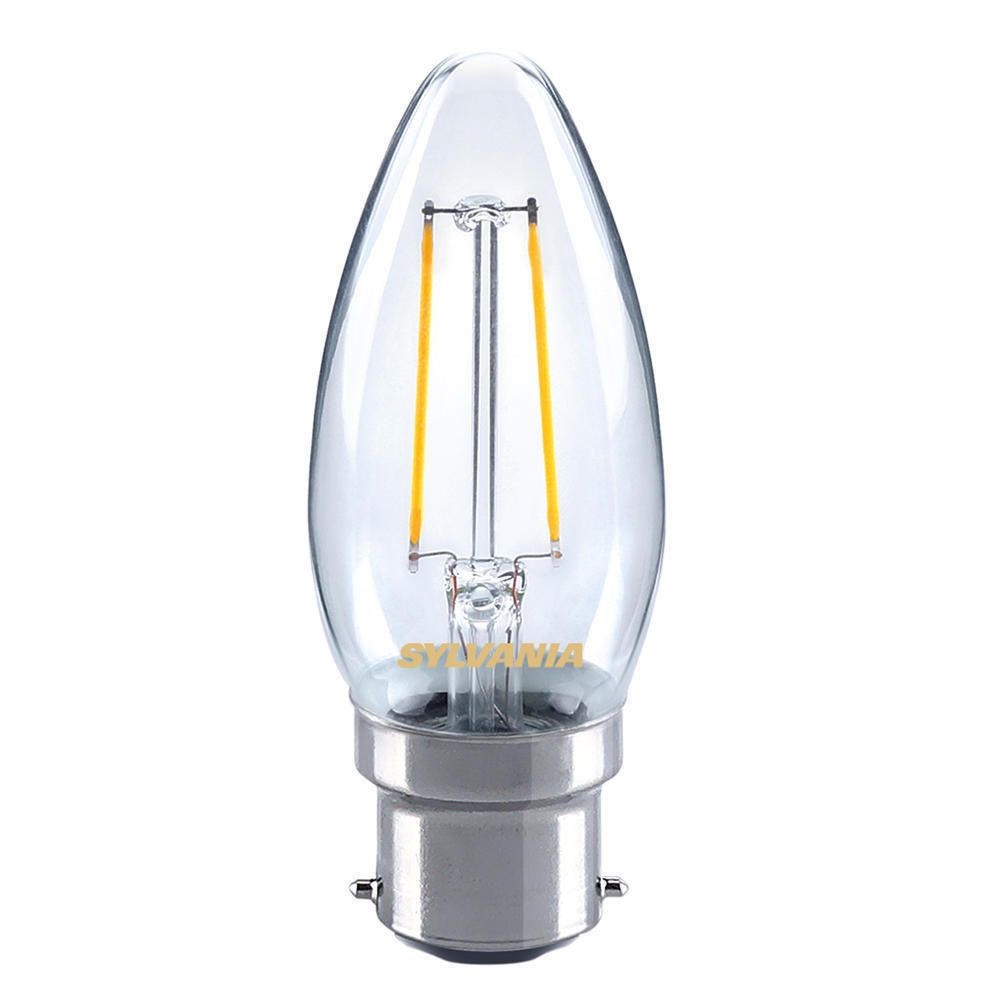 Sylvania ToLEDo Retro Candle B22 Clear 4W | Replaces 40W Sylvania ToLEDo Retro Candle B22 Clear 4W | Replaces 40W