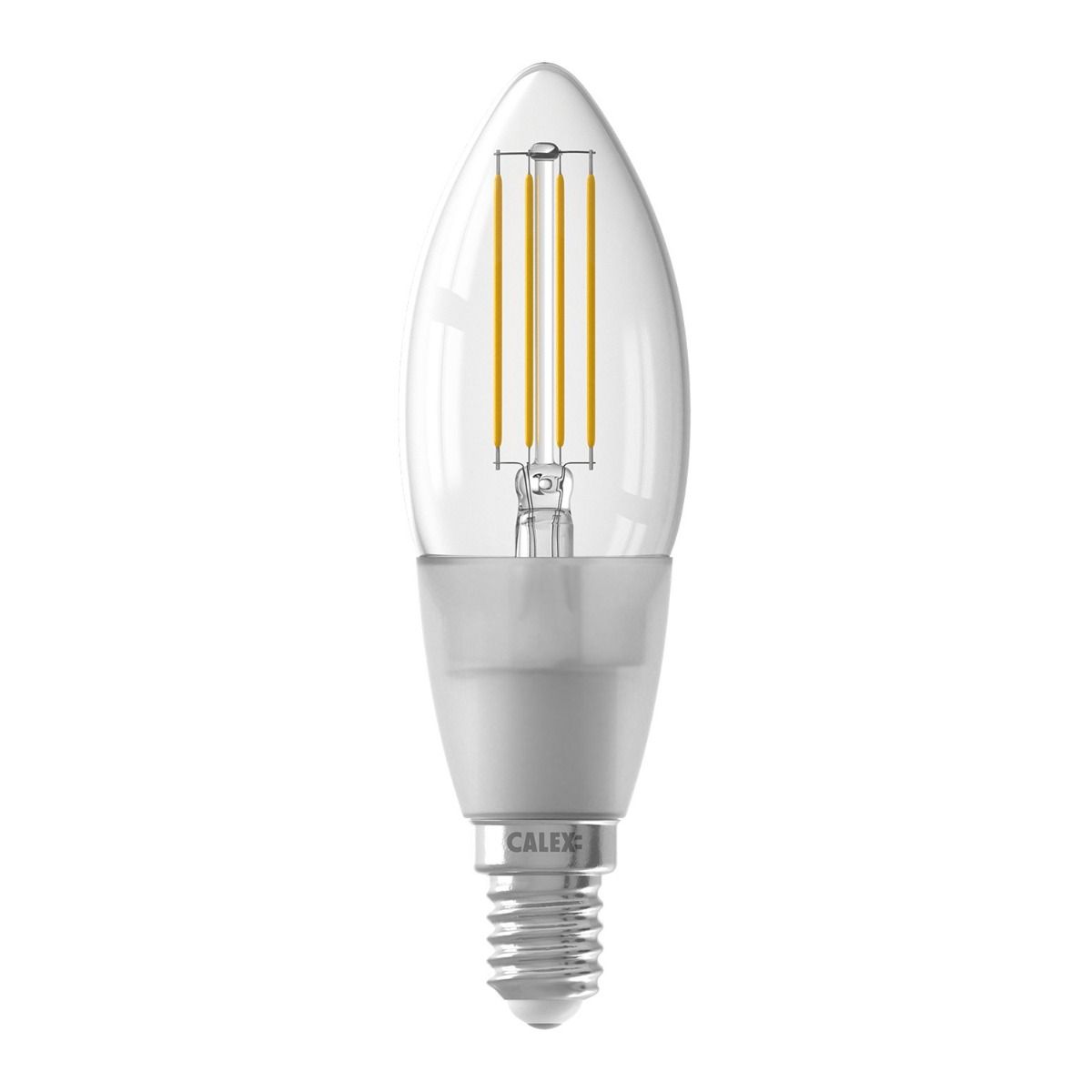Calex Smart Kerze LED Glühbirne E14 4,5W 450lm 1800-3000K Fadenlampe | Tuya Wifi Calex Smart Kerze LED Glühbirne E14 4,5W 450lm 1800-3000K Fadenlampe | Tuya Wifi