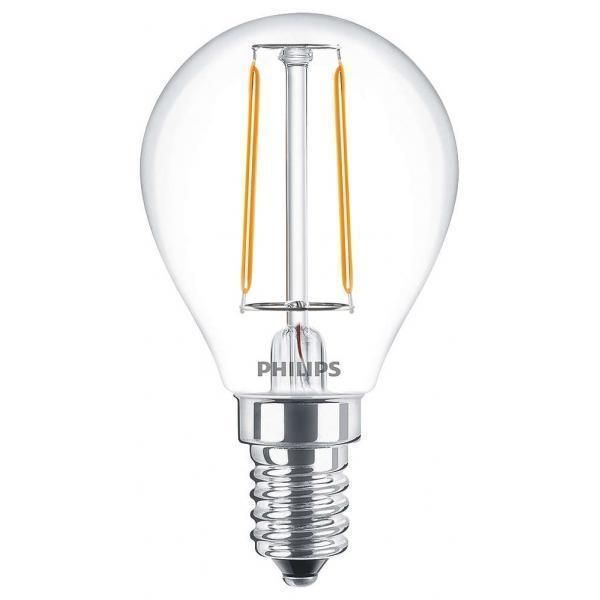 Philips Classic LEDluster E14 P45 2W 827 Klar | Ersatz für 25W Philips Classic LEDluster E14 P45 2W 827 Klar | Ersatz für 25W