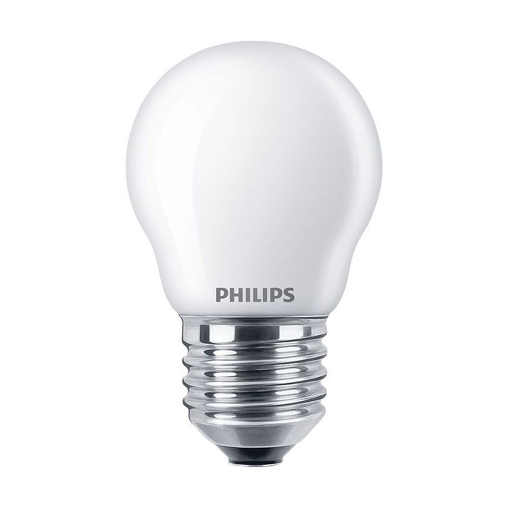Philips Classic LEDlustre E27 P45 4.3W 827 Matt | Ersatz für 40W Philips Classic LEDlustre E27 P45 4.3W 827 Matt | Ersatz für 40W