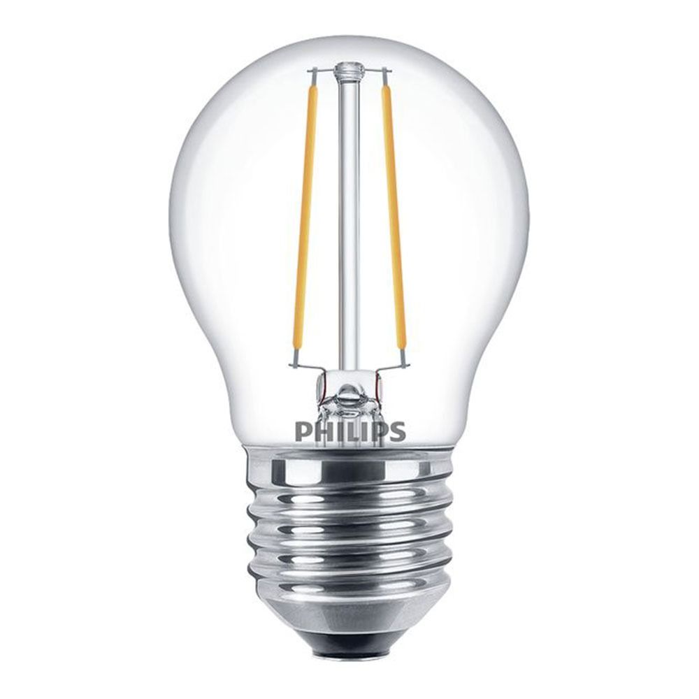 Philips Classic LEDlustre E27 P45 2.7W 827 Chiara | Dimmerabile - Sostituto 25W Philips Classic LEDlustre E27 P45 2.7W 827 Chiara | Dimmerabile - Sostituto 25W