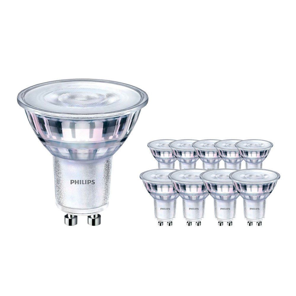 Mehrfachpackung 10x Philips CorePro LEDspot MV GU10 5W 827 36D | Extra Warmweiß - Dimmbar - Ersatz für 50W Mehrfachpackung 10x Philips CorePro LEDspot MV GU10 5W 827 36D | Extra Warmweiß - Dimmbar - Ersatz für 50W