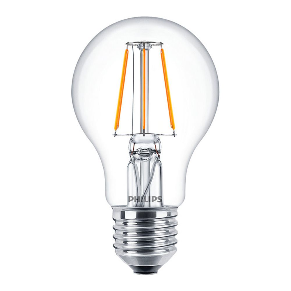 Philips Classic LEDbulb E27 A60 4.3W 827 Klar | Extra Warmweiß - Ersetzt 40W Philips Classic LEDbulb E27 A60 4.3W 827 Klar | Extra Warmweiß - Ersetzt 40W