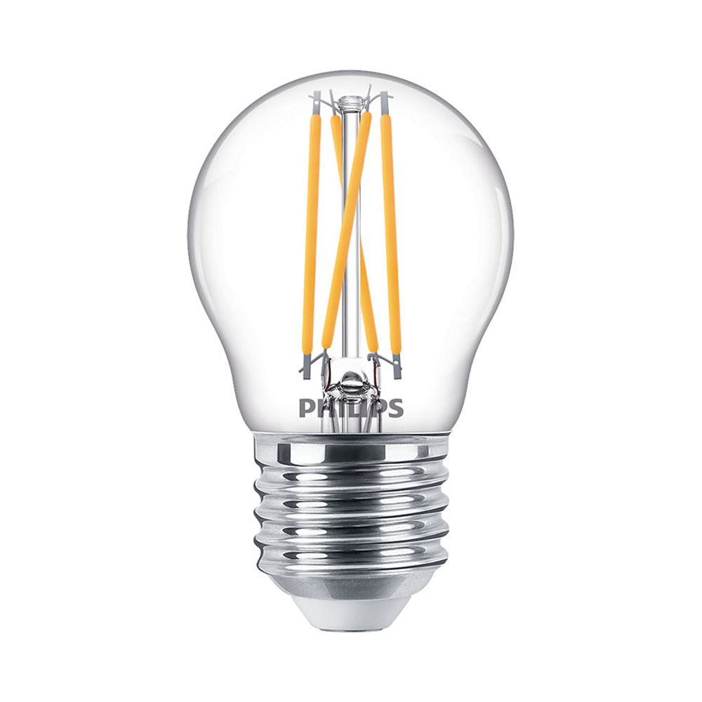 Philips Classic LEDlustre E27 P45 3.5W 927 250lm | DimTone - Extra Varm Vit - Ersättare 25W Philips Classic LEDlustre E27 P45 3.5W 927 250lm | DimTone - Extra Varm Vit - Ersättare 25W