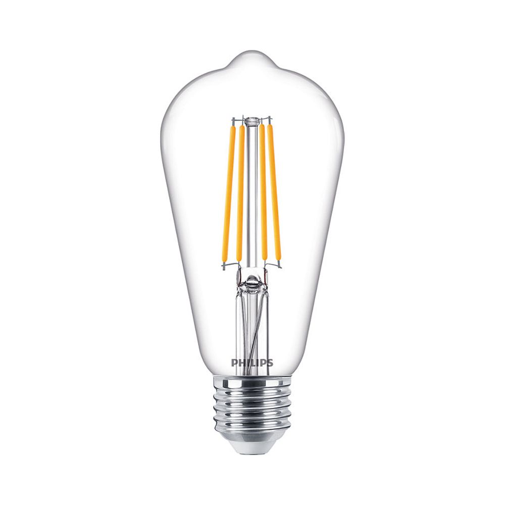 Philips Classic LEDbulb E27 ST64 7.2W 827 806lm | Dimmbar - Extra Warmweiß - Ersatz für 60W Philips Classic LEDbulb E27 ST64 7.2W 827 806lm | Dimmbar - Extra Warmweiß - Ersatz für 60W