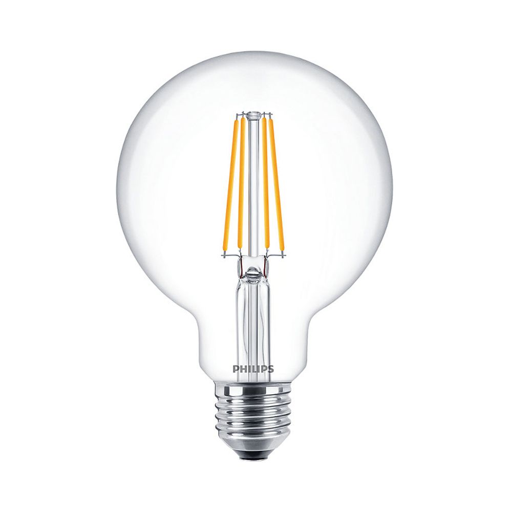 Philips Classic LEDbulb E27 G95 7.2W 827 806lm | Dimmerabile - Bianco MolaCaldo - Sostitua 60W Philips Classic LEDbulb E27 G95 7.2W 827 806lm | Dimmerabile - Bianco MolaCaldo - Sostitua 60W