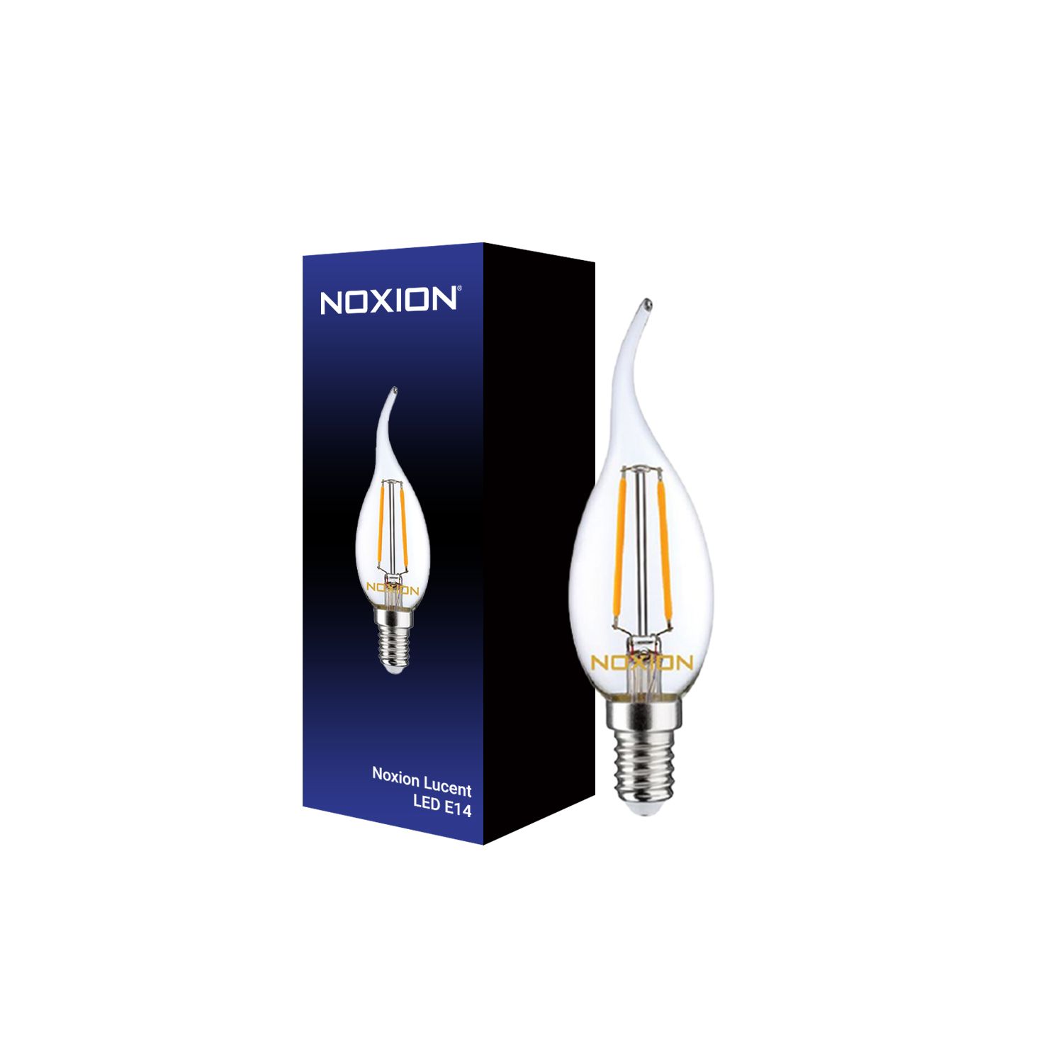 Noxion Lucent Filament LED Candle 2.5W 827 BA35 E14 Klar | Extra Varm Vit - Ersättare 25W Noxion Lucent Filament LED Candle 2.5W 827 BA35 E14 Klar | Extra Varm Vit - Ersättare 25W