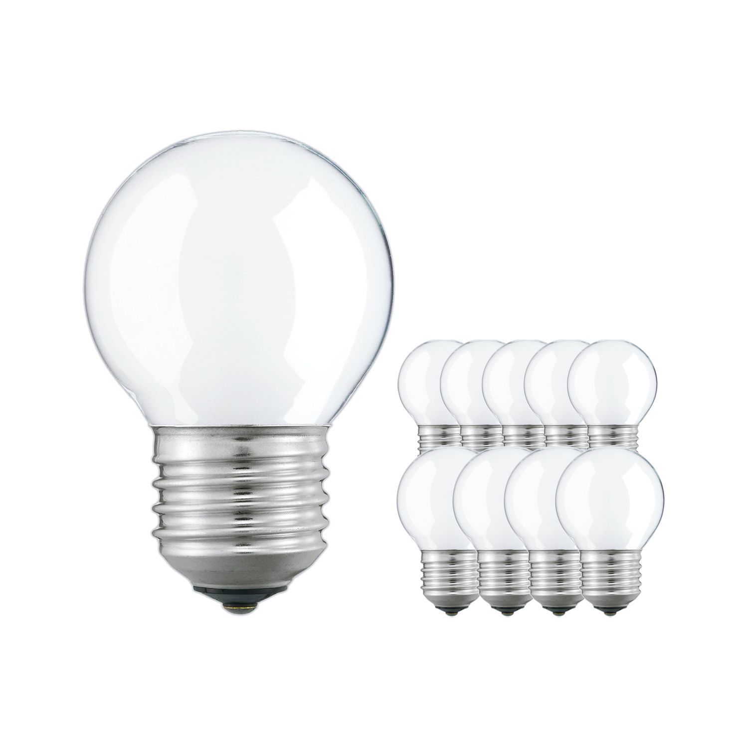 Flerpack 10x Standard Glödampa Matt P45 E27 25W 230V Flerpack 10x Standard Glödampa Matt P45 E27 25W 230V