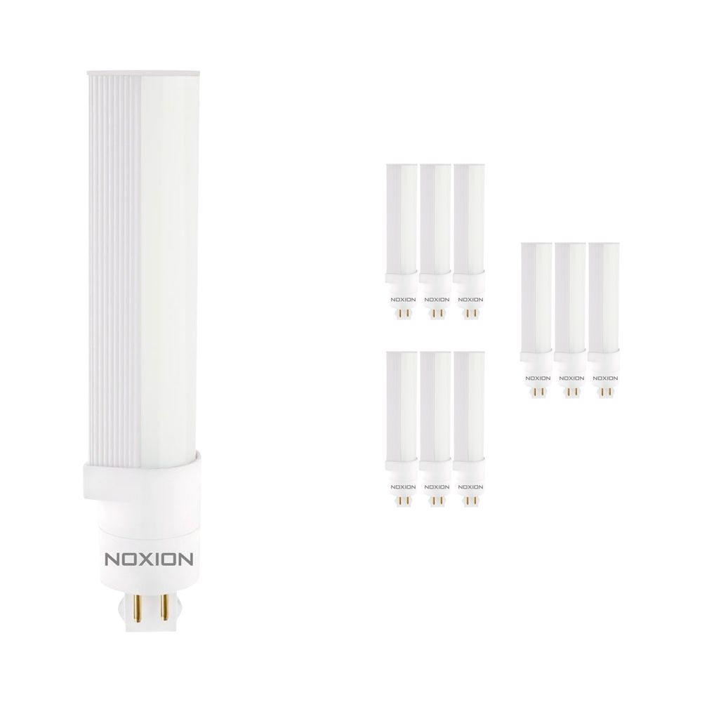 Mehrfachpackung 10x Noxion Lucent LED PL-C HF 6.5W 840 | Kaltweiß - 4-Pins - Ersatz für 18W Mehrfachpackung 10x Noxion Lucent LED PL-C HF 6.5W 840 | Kaltweiß - 4-Pins - Ersatz für 18W