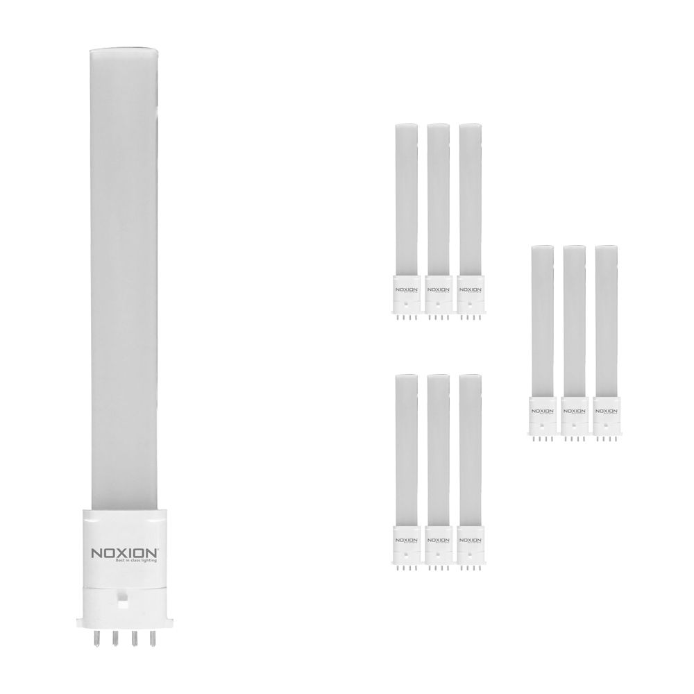 Lot 10x Noxion Lucent LED PL-S HF 6W 840 | 4 broches - Remplacement 11W Lot 10x Noxion Lucent LED PL-S HF 6W 840 | 4 broches - Remplacement 11W
