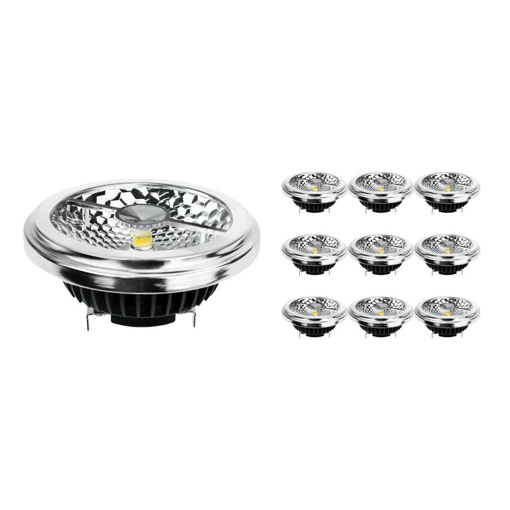 Multipack 10x Noxion Lucent LED Spot AR111 G53 Pro 12V 12W 930 40D| Hoogste Kleurweergave - Dimbaar - Vervanger voor 50W Multipack 10x Noxion Lucent LED Spot AR111 G53 Pro 12V 12W 930 40D| Hoogste Kleurweergave - Dimbaar - Vervanger voor 50W